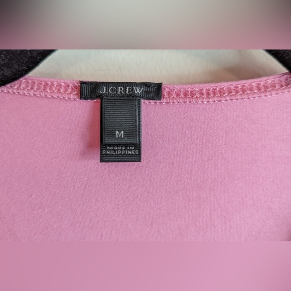 #91 J.Crew Pink Ruffle Wrap Style Bodysuit - Picture 3 of 7